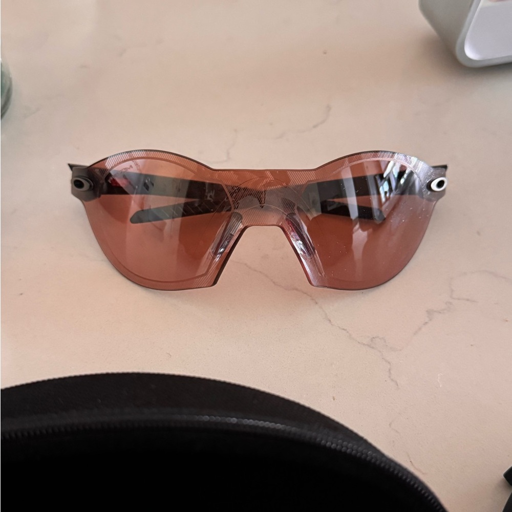 Never worn pink Oakley sub zero sunglasses